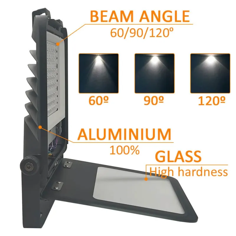 ▷ MAXLITE LED Floodlight 200W | Adjustable Power & 3CCT | IP65