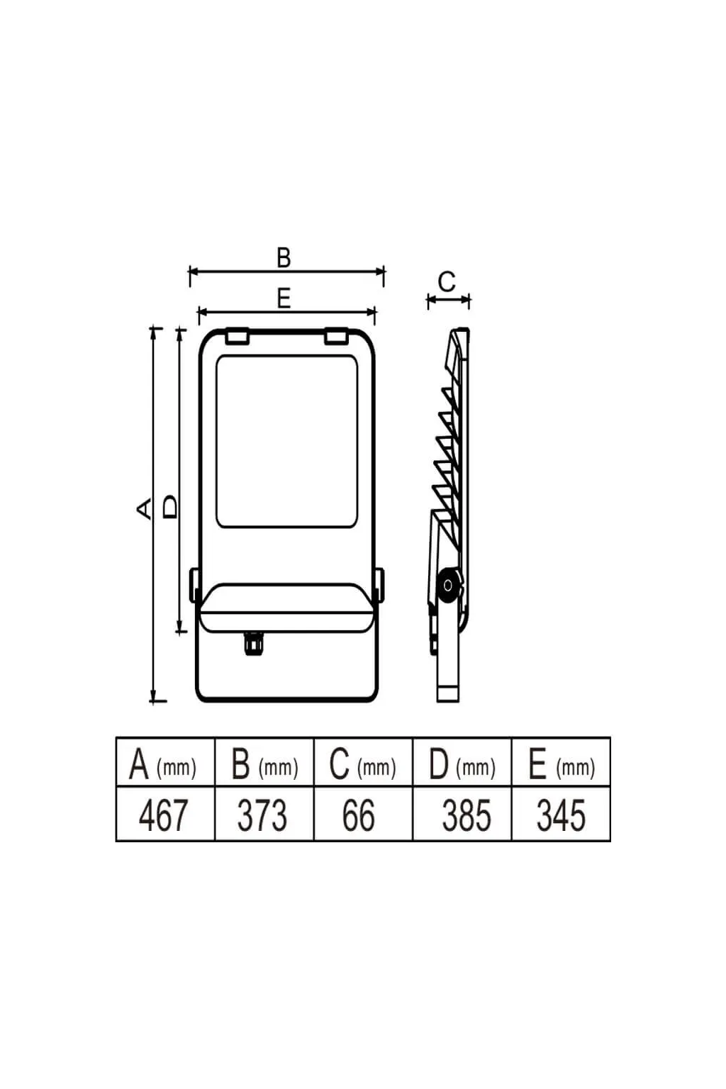 ▷ MAXLITE LED Floodlight 200W | Adjustable Power & 3CCT | IP65