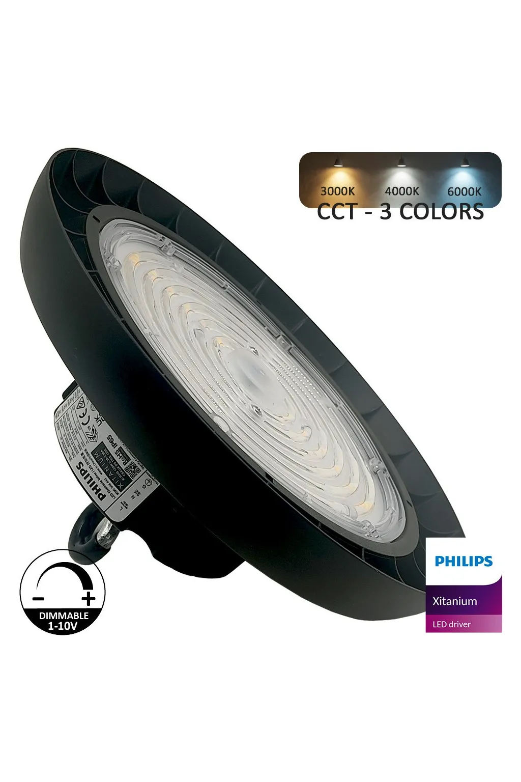 ▷ Campana Industrial LED UFO GERMANY | Alta Eficiencia y Regulación 1-10V