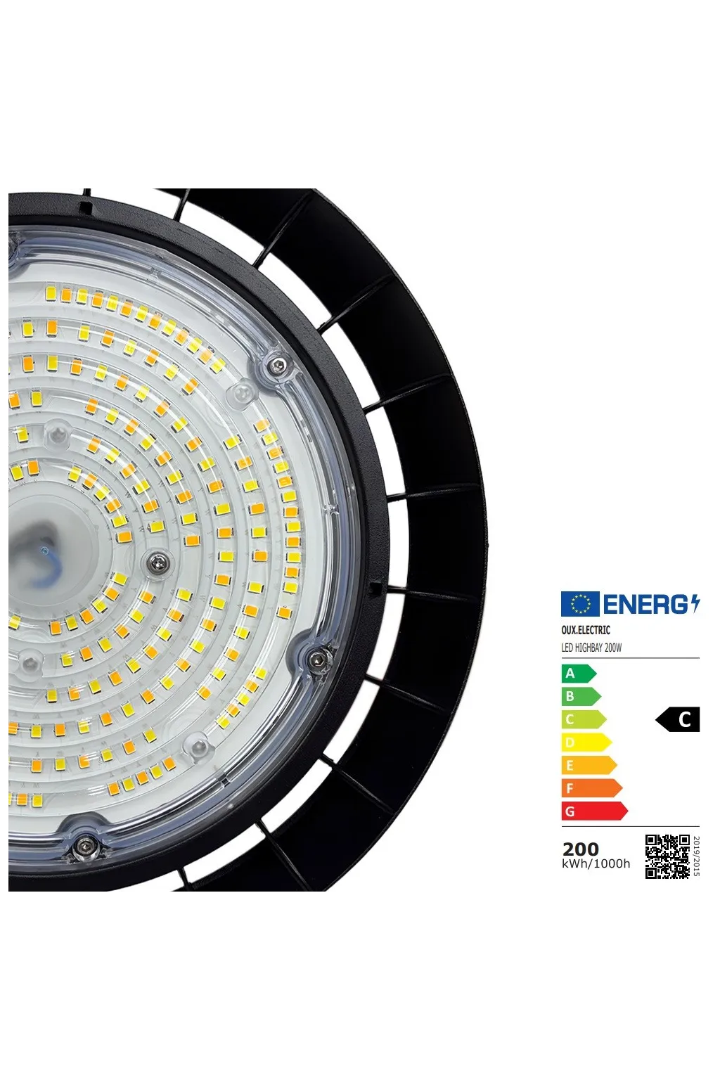 ▷ Campana Industrial LED UFO GERMANY | Alta Eficiência & Regulagem 1-10V