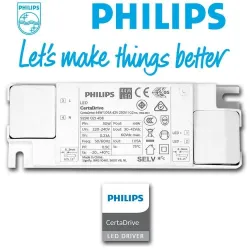 Comprar Foco LED 40W UPPSALA Branco PHILIPS Driver Calha TRIFASICO CRI+92