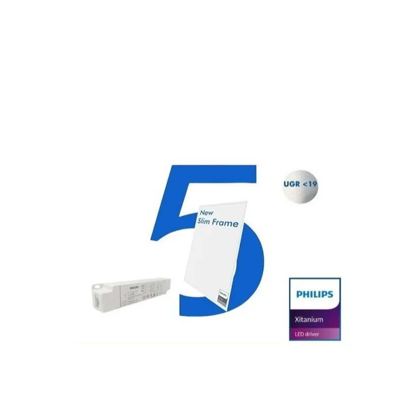 PANEL LED 60X60 UGR19 REGULABLE 1-10V PHILIPS XITANIUM