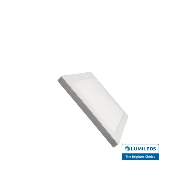 Downlight + Plafón LED - Cuadrado- MOSS BLANCO LUMILEDS - 24W AJUSTABLE - CCT Color Seleccionable