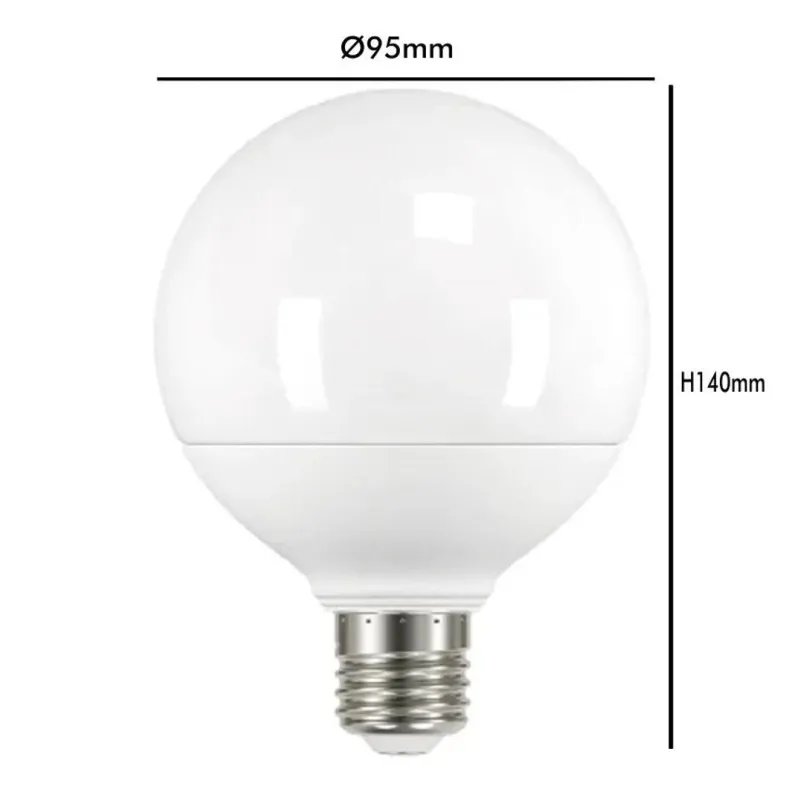 LED bulb Globe 15W G95 300º E27 - Osram Chip