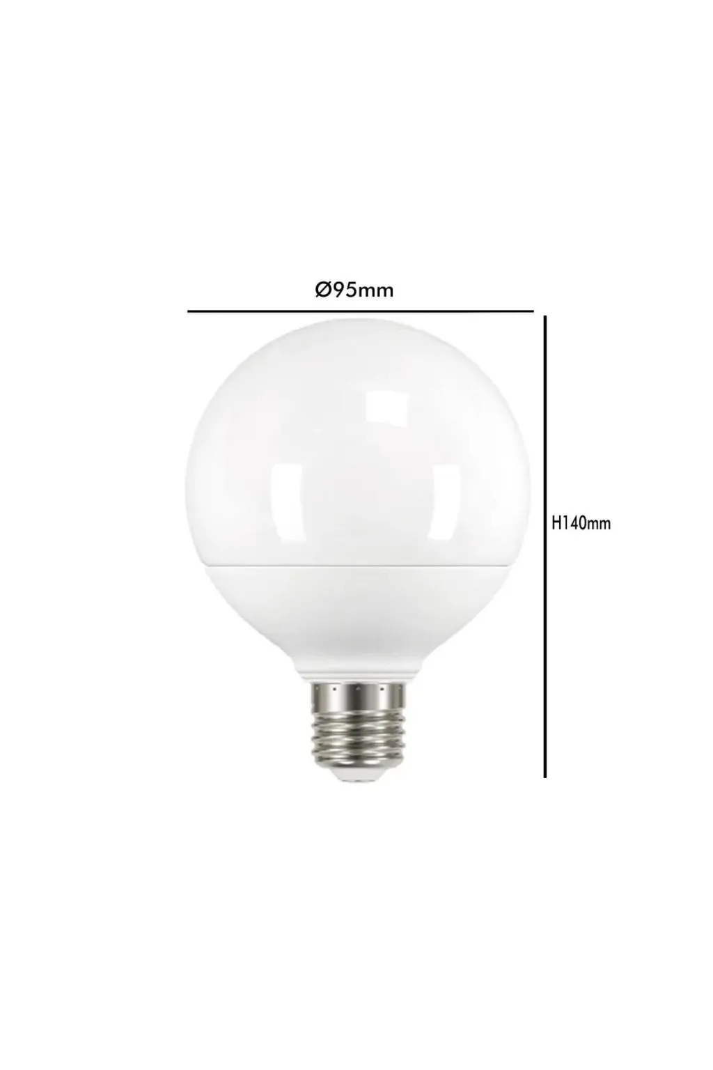 LED bulb Globe 15W G95 300º E27 - Osram Chip