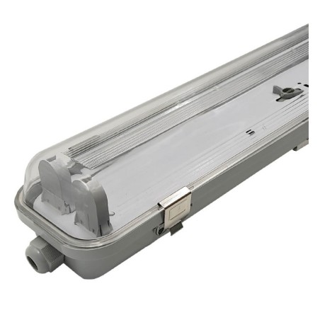 IP65 Stanca Screen for 2 LED tubes - 150cm