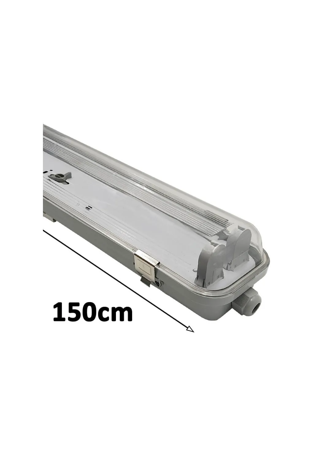 IP65 Stanca Screen for 2 LED tubes - 150cm