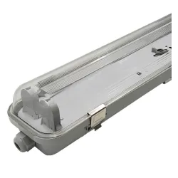 Pantalla estanca IP65 para 2 TUBOS de LED - 120cm