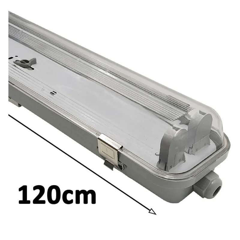 IP65 Stanca Screen For 2 LED Tubes - 120cm