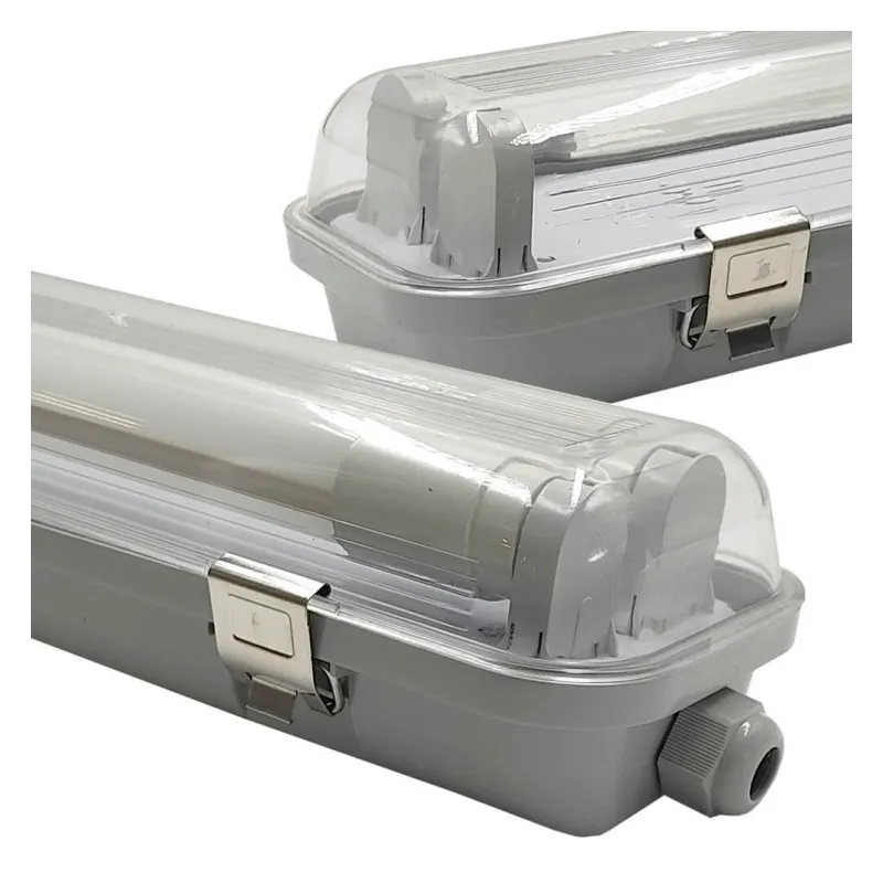 IP65 Stanca Screen For 2 LED Tubes - 120cm