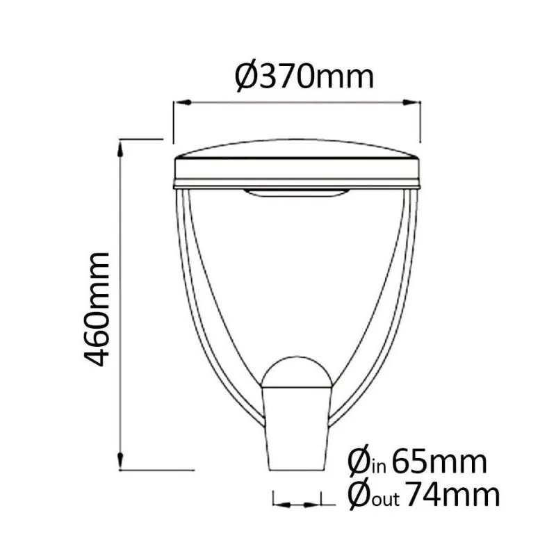 LED Street Light 40W CONIC Bridgelux | Ibérica