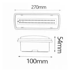 Lumière Secours LED 4W Kit Plafond IP65 | Ibérica