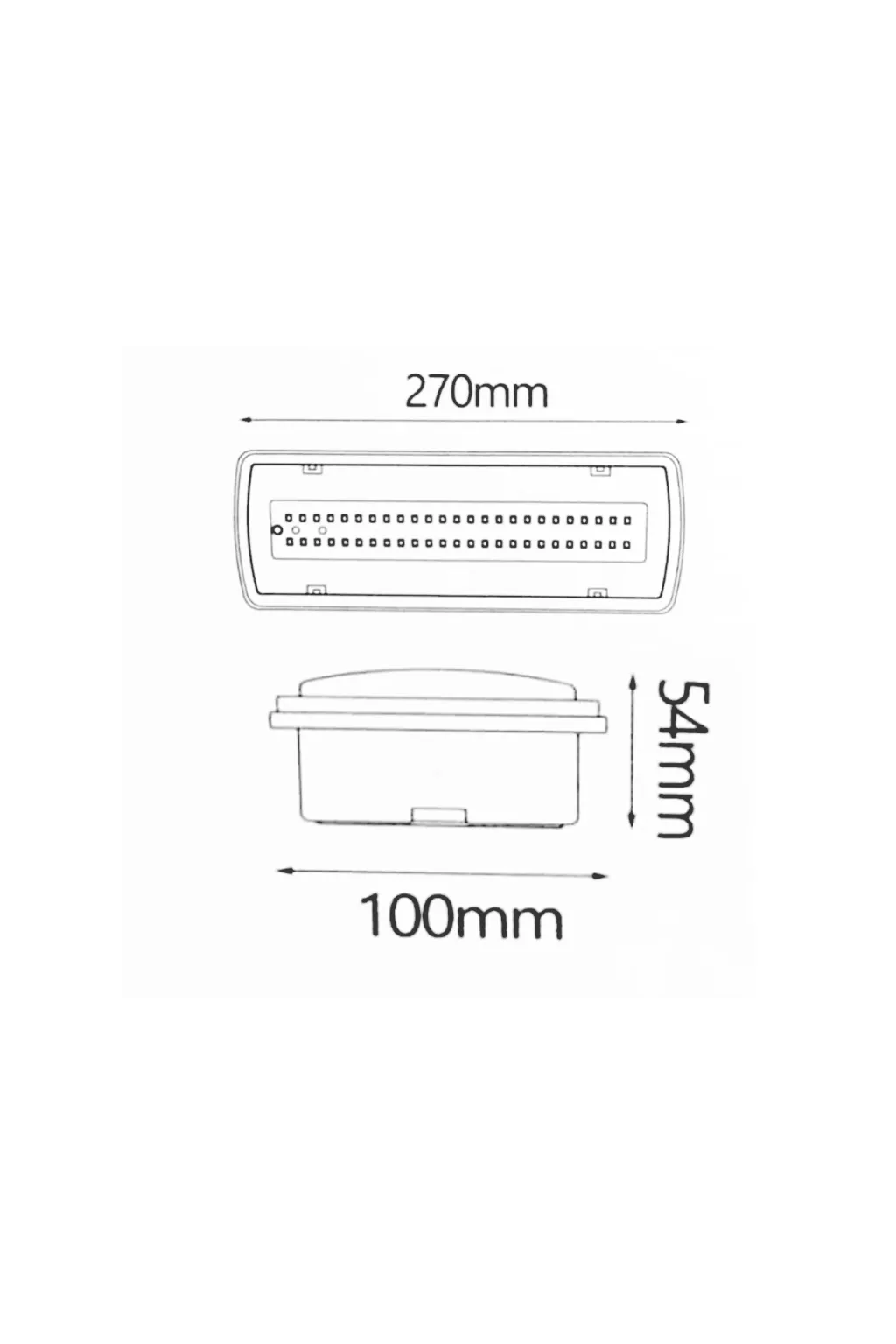 Comprar LED Luz de Emergência 4w 400 lm IP65