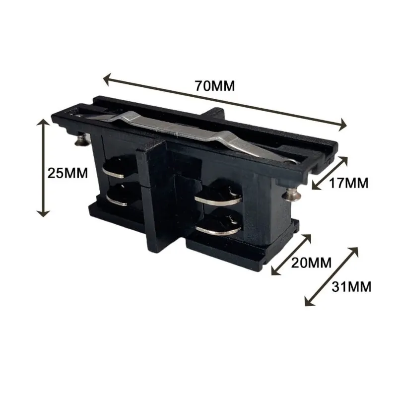 Conector inicio de carril Trifásico IZQ