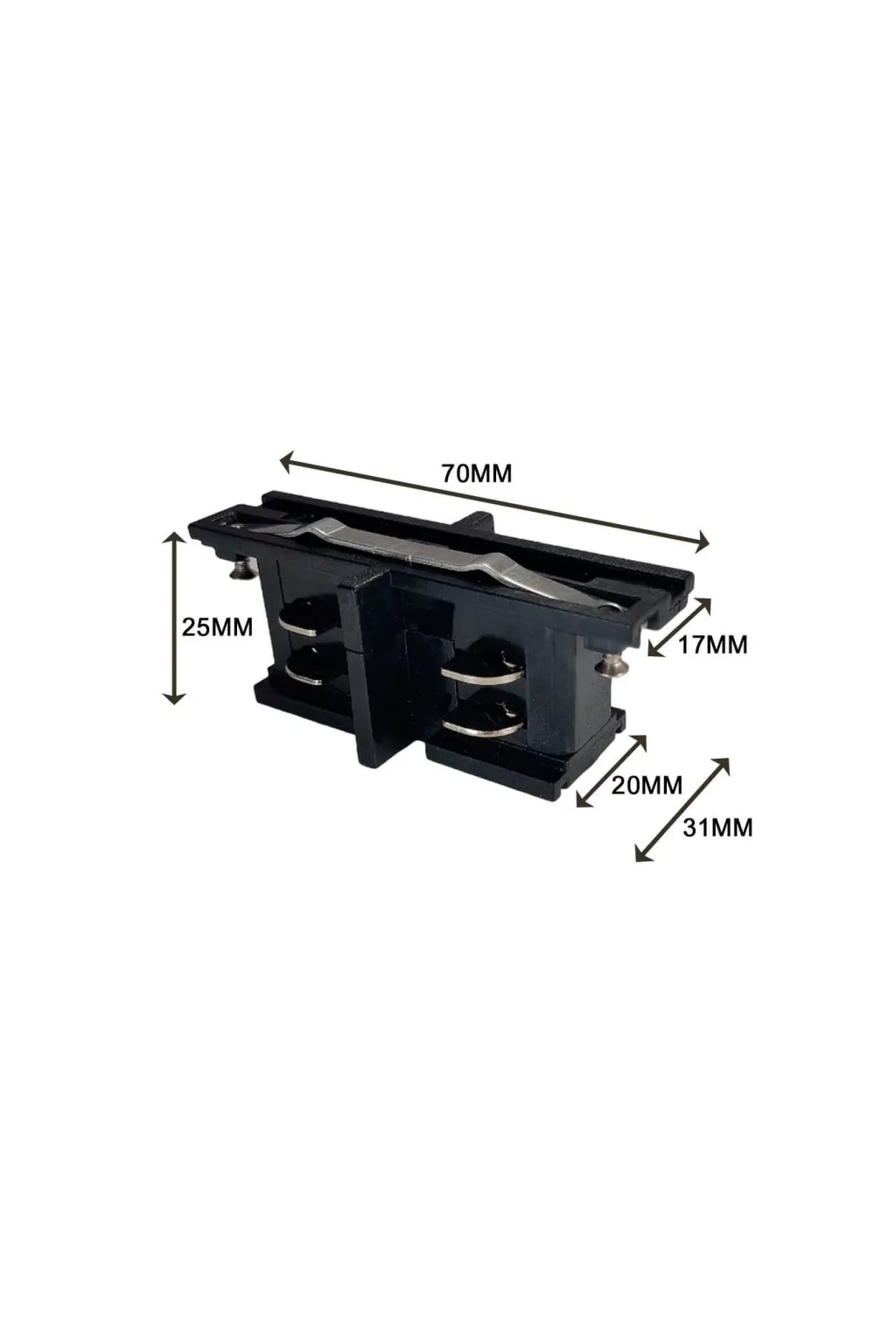 Conector inicio de carril Trifásico IZQ