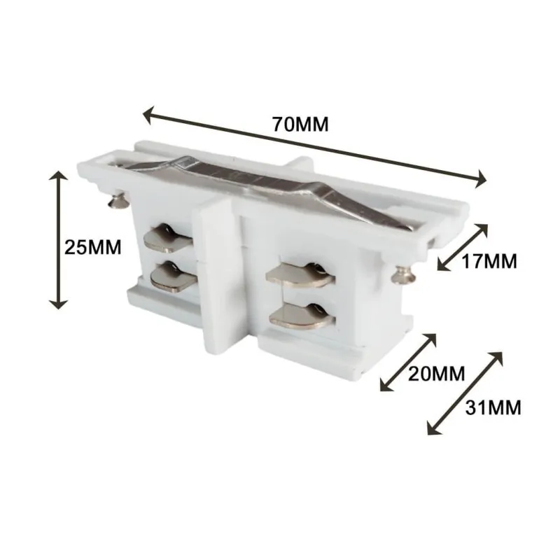 Conector inicio de carril Trifásico IZQ