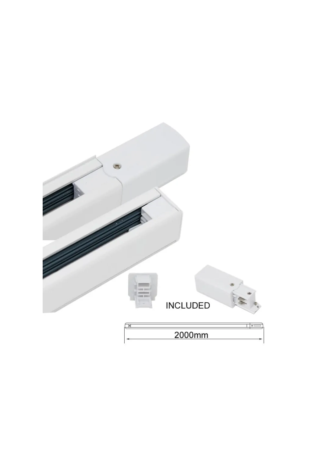 Comprar Carril TRIFASICO de 2 metros Blanco