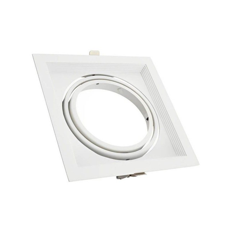 Cadre Encastré Orientable Blanc AR111 | Ibérica