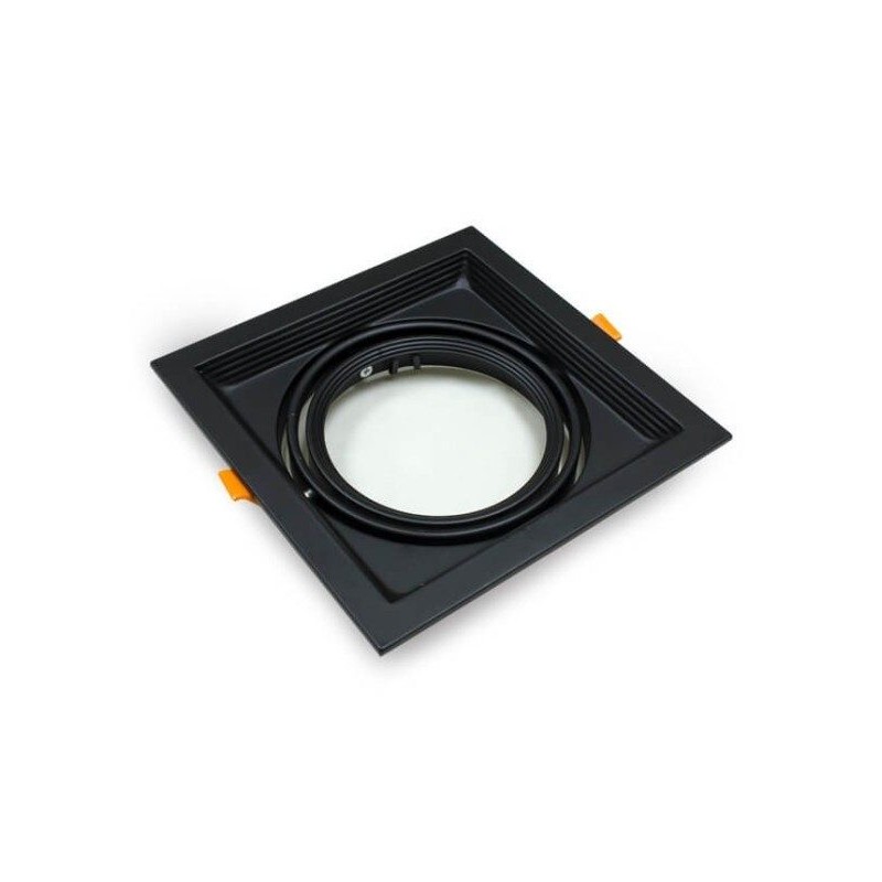 Cornice Incasso Orientabile AR111 Nera | Ibérica