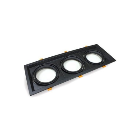 Triple Adjustable Frame Black AR111 | Ibérica
