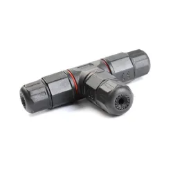 Connettore Cavi T IP68 Nylon Nero 2.5mm | Ibérica