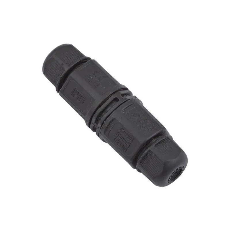 Conector Cables I IP68 Nylon Negro 2.5mm | Ibérica