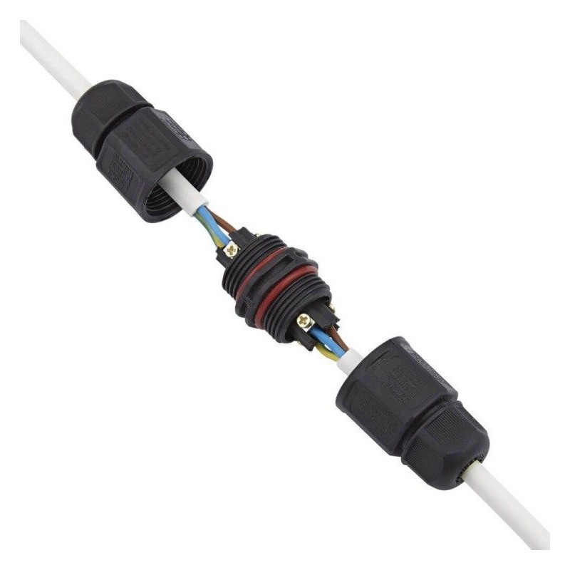 Cable Connector I IP68 Black Nylon 2.5mm | Ibérica