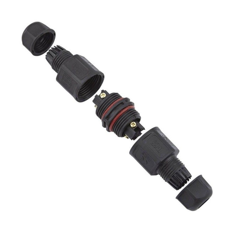 Connettore Cavi I IP68 Nylon Nero 2.5mm | Ibérica