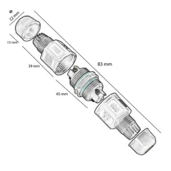 Conector de cables en "I" IP67