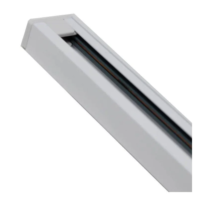Rail Monophasé Renforcé 1m Noir Blanc | Ibérica
