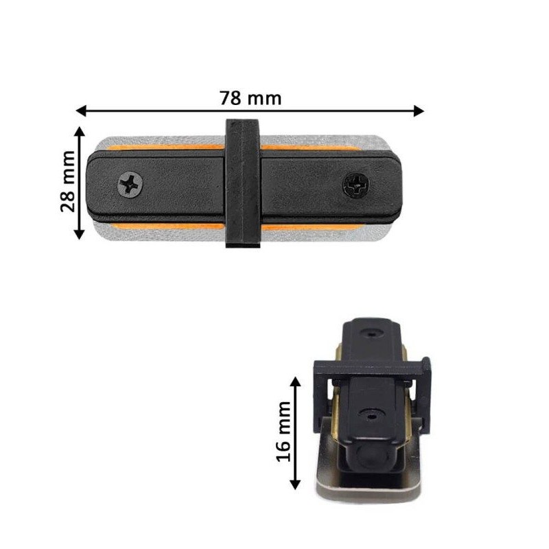 Conector I Lineal Carril Monofásico Reforzado | Ibérica