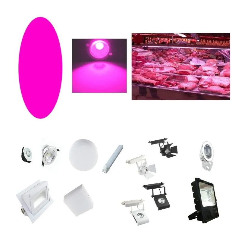 Pink Dichroic Filter LED Luminaire | Ibérica de Iluminación
