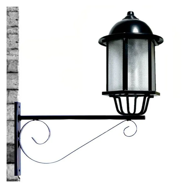 Suporte Braço Forja Ferro 60cm Candeeiro LED | Ibérica