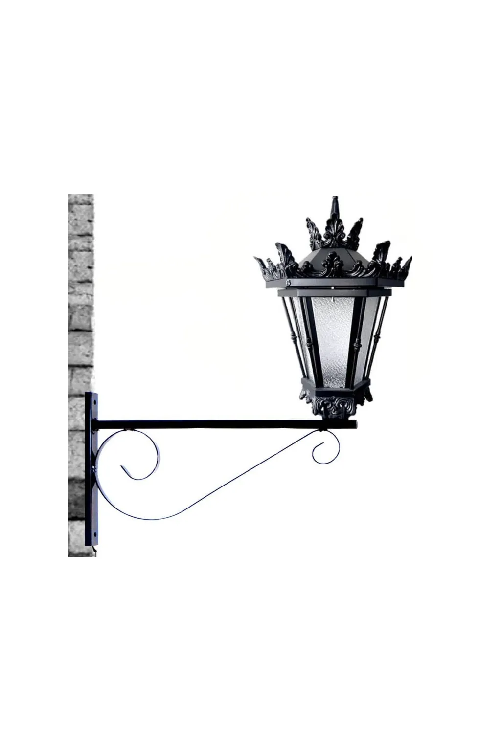 Brazo 60cm para farola villa de forja