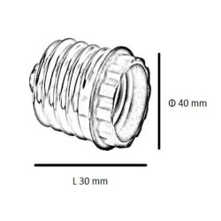 Buy IP20 E27-E40 adapter cap
