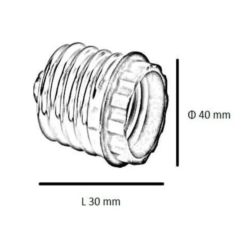 E40 to E27 Bulb Socket Adapter | Ibérica de Iluminación