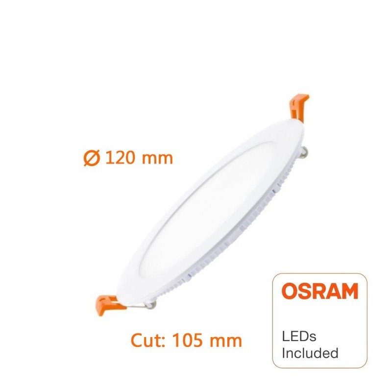 Buy SLIM Circular LED plate 8W - Osram Chip Duris E 2835