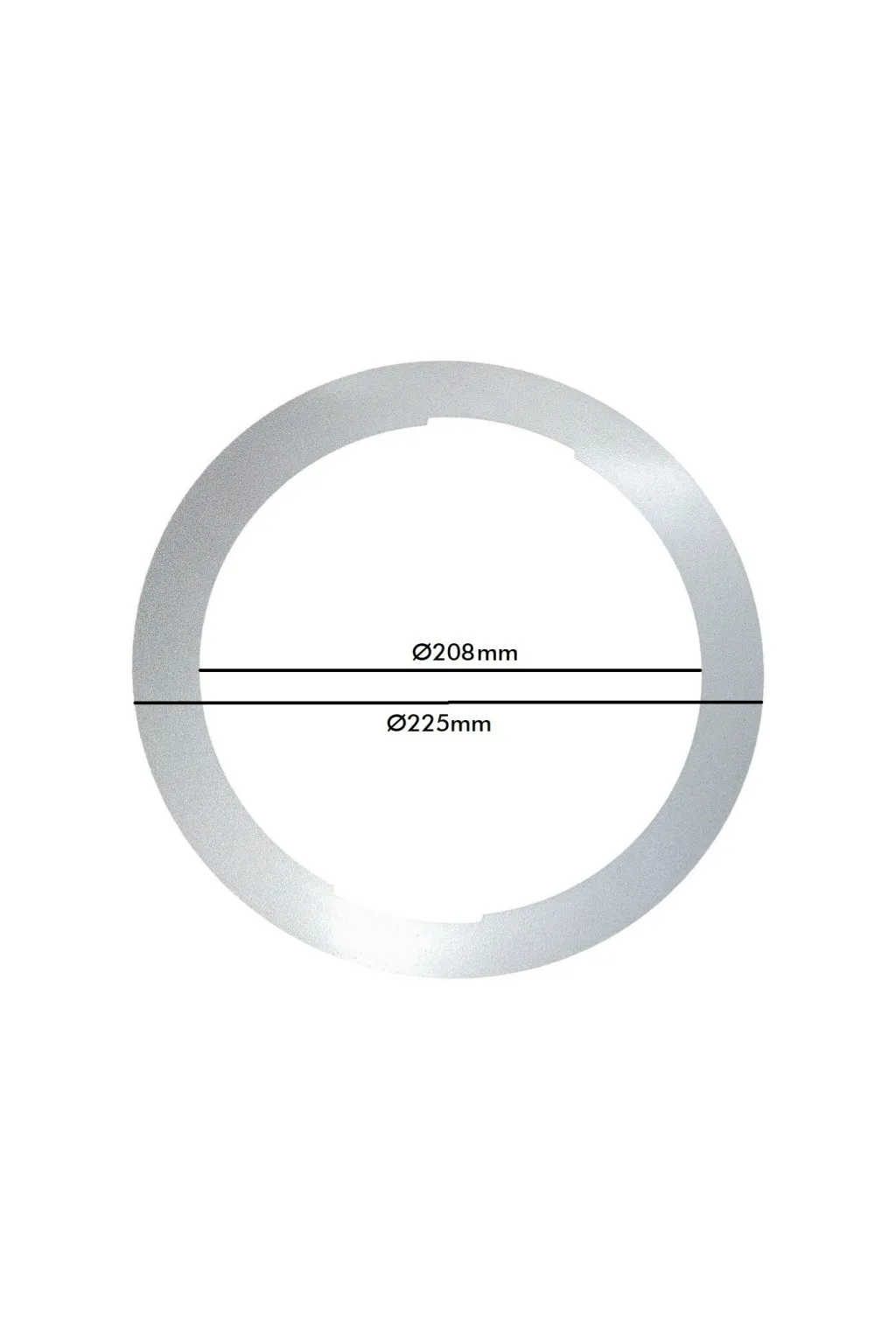 Comprar Aro Blanco Supletorio cubre hueco para Downlight 25cm