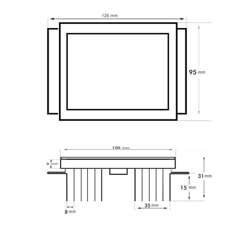 Optical LED Module 40W 5400lm BRIDGELUX IP67 | Ibérica
