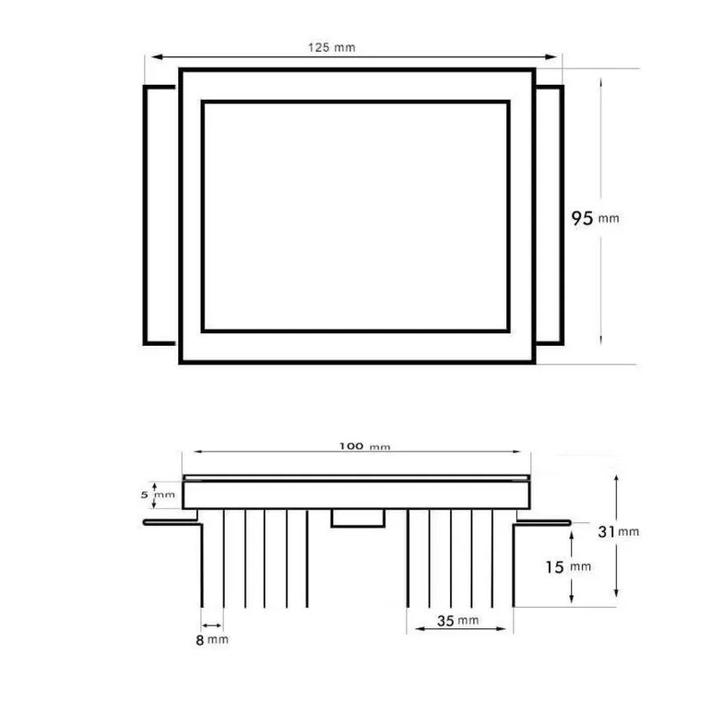 Module LED 40W Bridgelux Driver GXTronic IP65 | Ibérica