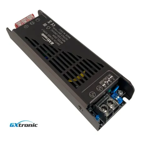 Power Supply 24V 200W IP20 Aluminium GXTronic | Ibérica
