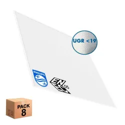 PACK 8 Panneau LED 60x60 40W Philips Slim Frame | Ibérica