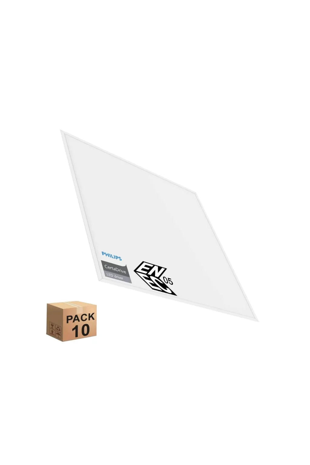 PACK 10 LED panel 60x60 -SLIM FRAME- 40W - Philips Driver - ENEC05