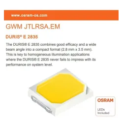 24W circular LED plate - 22W- 20W -18W with motion detector - 2700K + CCT - Osram Chip