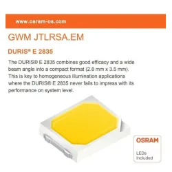 Plaque LED Ronde 24W-18W Detecteur 4CCT OSRAM | Ibérica