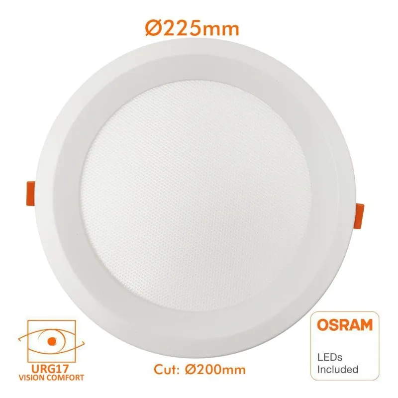 Downlight 24W circular - Osram Chip Duris E 2835 - CCT - UGR17