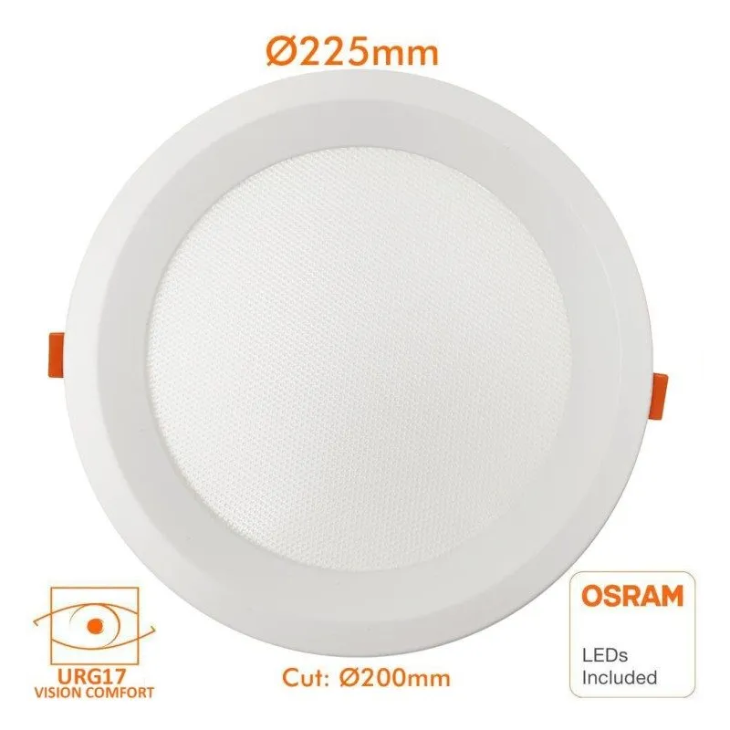 Downlight LED Circular 18-24W Ø200mm 4CCT UGR17 | Ibérica