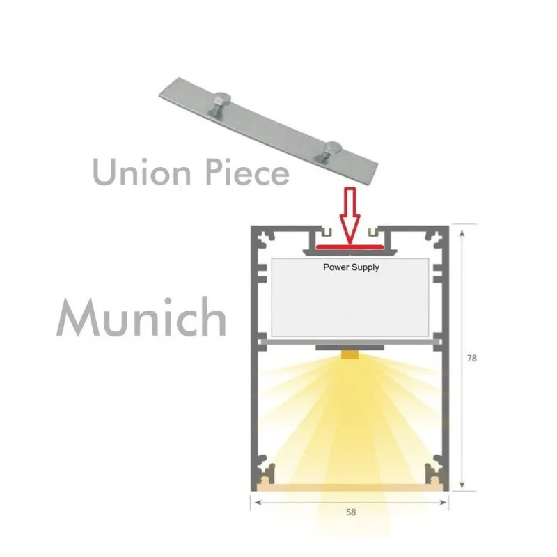 Buy Aluminum Union Pletin - Linear Luminaire - Munich