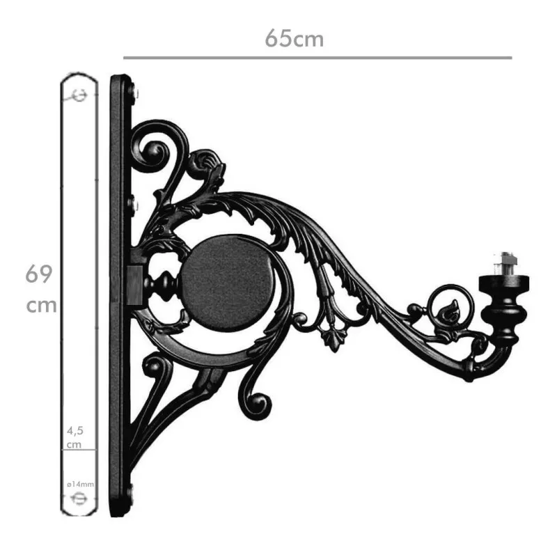 Acheter Support pour Lampadaire Palace - Aluminium - 65cm