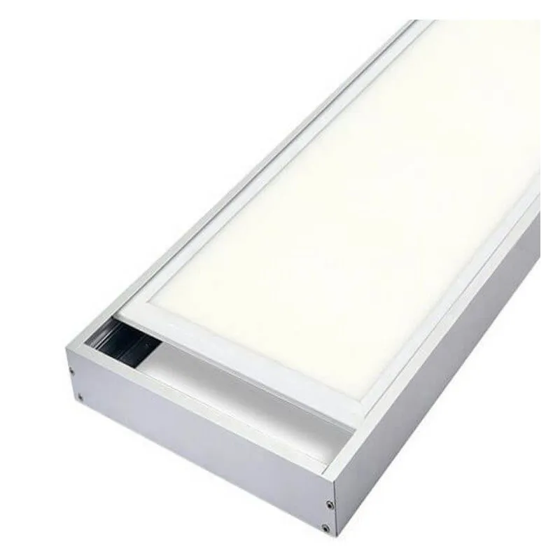 Kit Superficie Pannello LED 120x30 68mm Alluminio | Ibérica